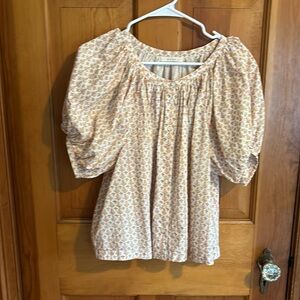 Doen June top— beautiful print, size medium!